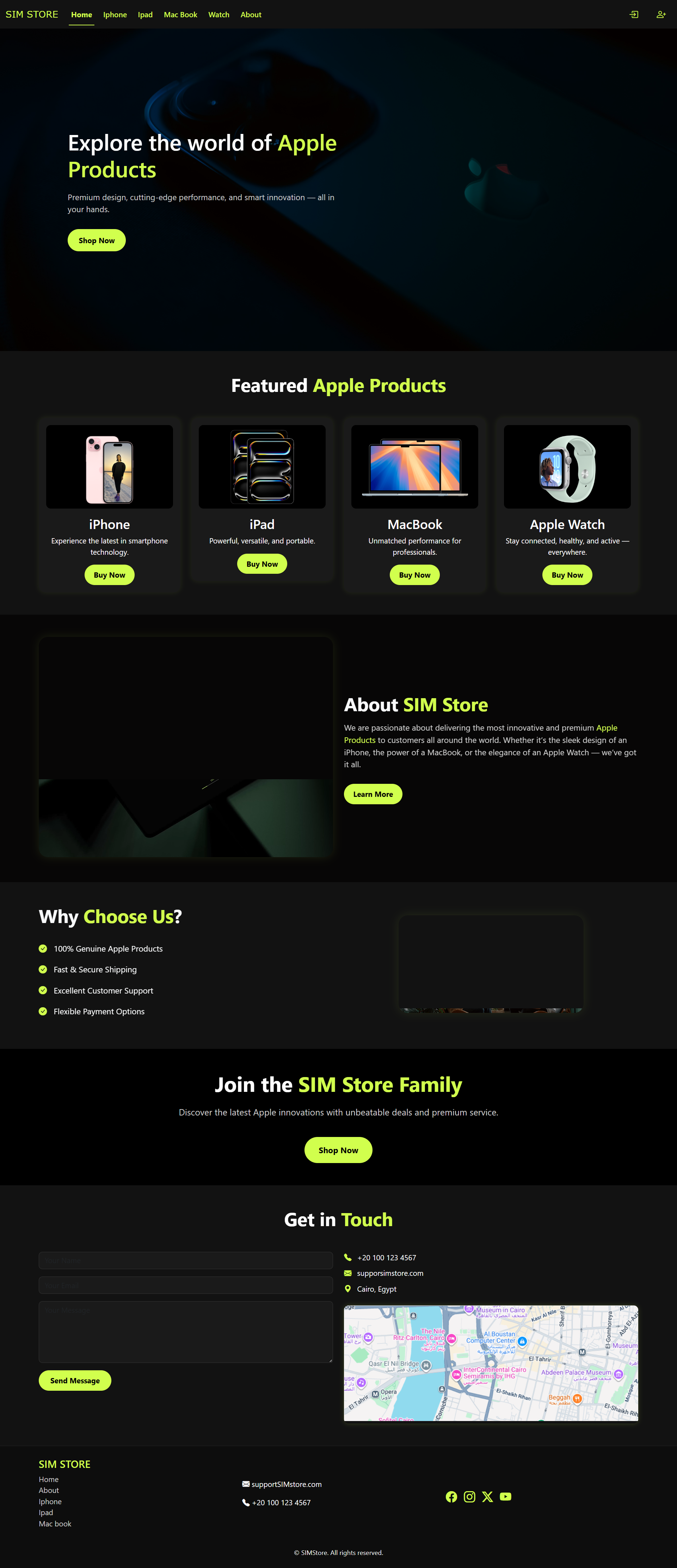 SIM E-Commerce App